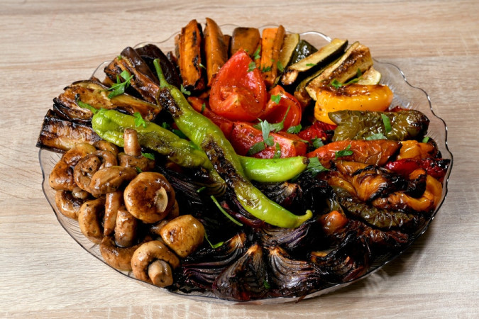 Colourful Anti-Pasti Platters