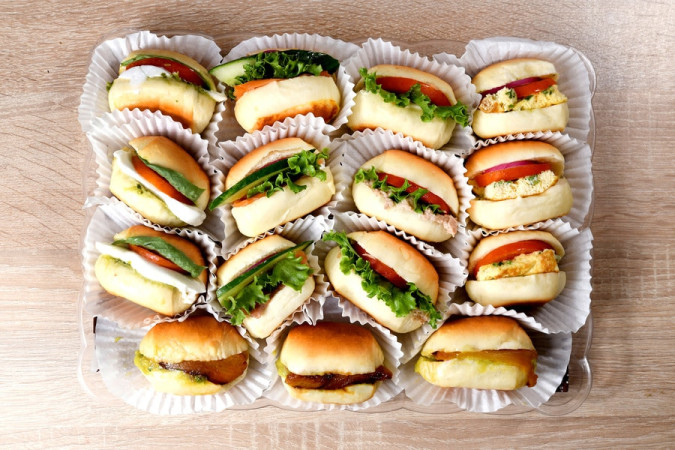 Mini Bite Sandwiches - 15 Varieties Per Tray