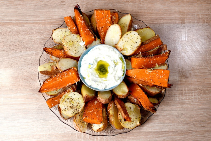 Sweet Potato & Bonfire Potato Tray