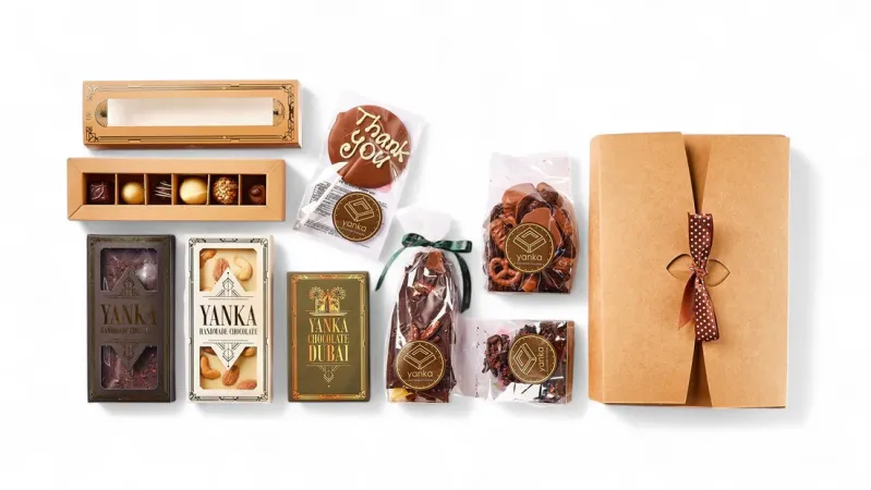 תודה מהלב: ערכת שוקולדים פרימיום עם 6 פראלינים