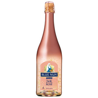 Blue Nun 24K Rose Edition Sparkling Wine with Gold
