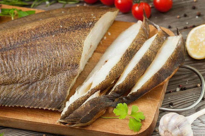 Палтус холодного копчения  ( филе )