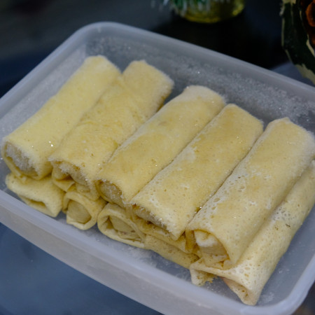 Блинчики с начинкой: творог, вишня, грибы, мясо  ❄️