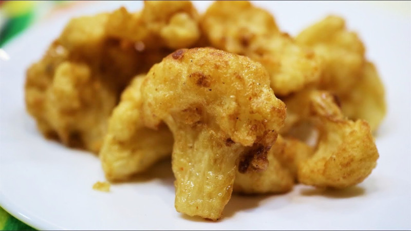 Chou-fleur en beignet